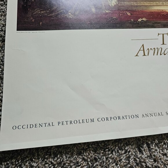 Armand Hammer Collection 1986 Shareholders Meeting Poster Gustave Moreau Salome - Picture 8 of 9